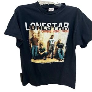 Lonestar "Coming Home Tour" graphic t-shirt Size M EUC Men's Vintage Band C&W